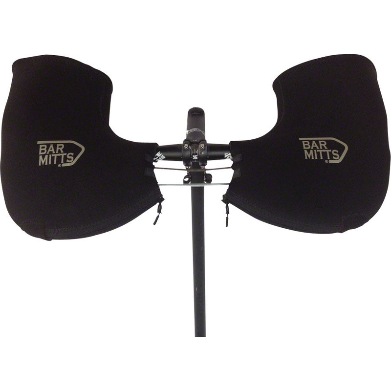 Bar Mitts Extreme Mountain/Flat Bar Pogies – Black, Large