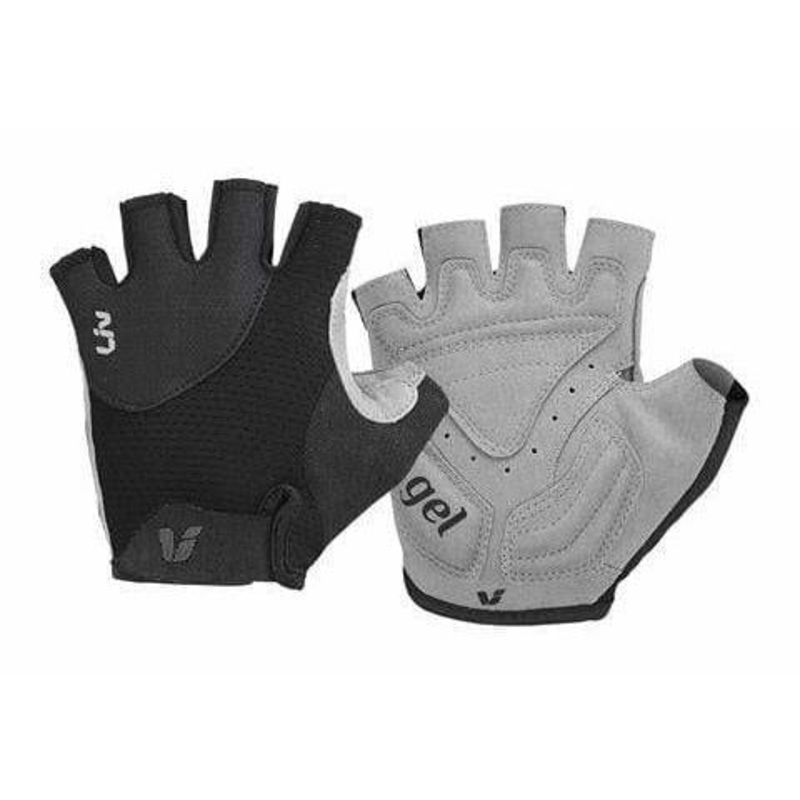 Women’s Passion Fingerless Bike Gloves – Black Black Small