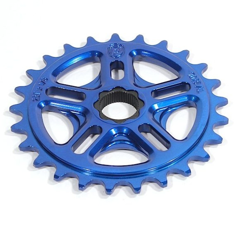 Profile 39t Spline Drive BMX Sprocket – 19mm – 48-spline – Blue – USA Made