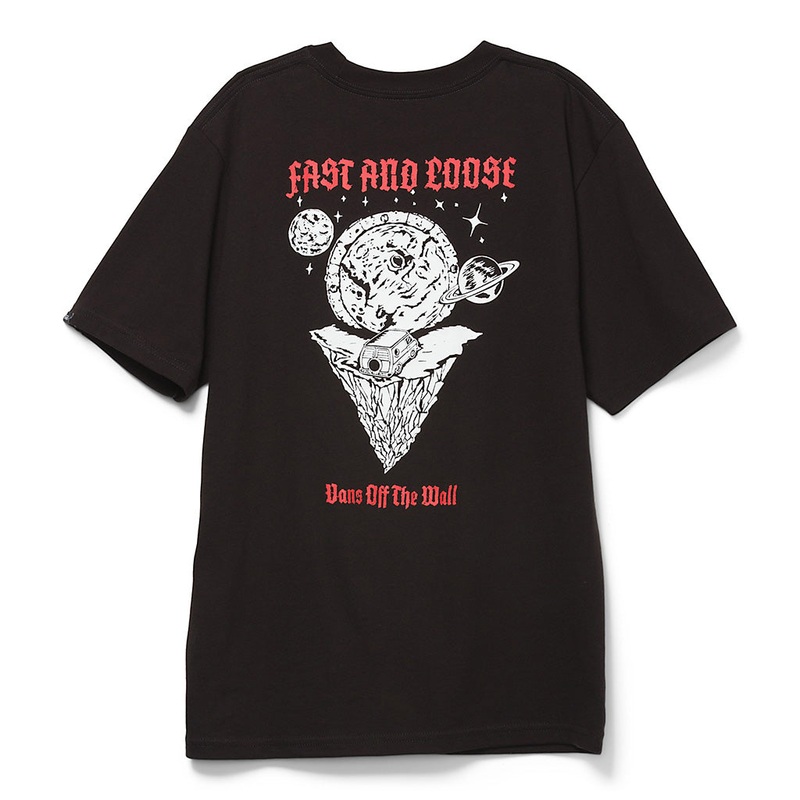 Vans Fast and Loose Kid’s T-Shirt-Black Youth Large