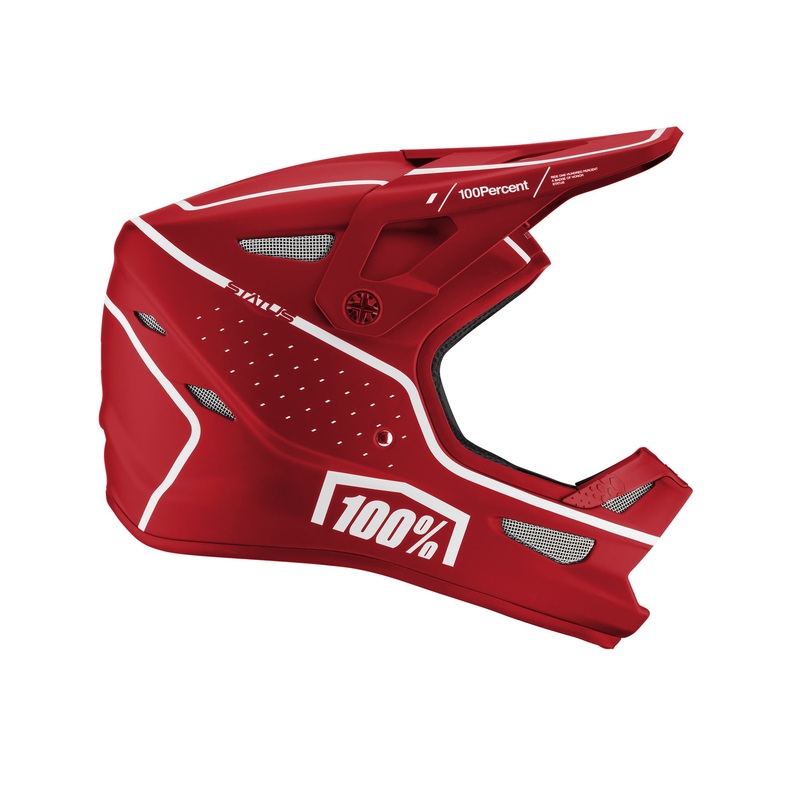 100% Status Helmet Dreamflow Red Red XS