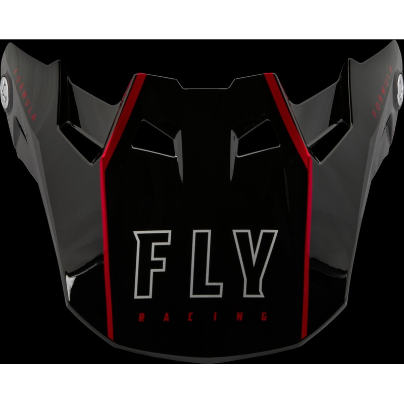 FLY RACING Formula Carbon Tracer Visor Red/Black Yl/Sm