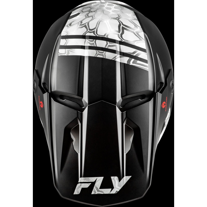 FLY RACING Kinetic Verdict Kryptek Helmet Black/Grey Xl