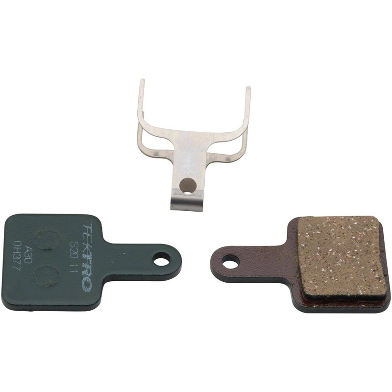 Tektro S20.11 Disc Brake Pads – Organic Compound, Fits Volans (HD-T700), Auriga Twin (HD-T515), and Auriga E-SUB (HD-E510/E515), Green