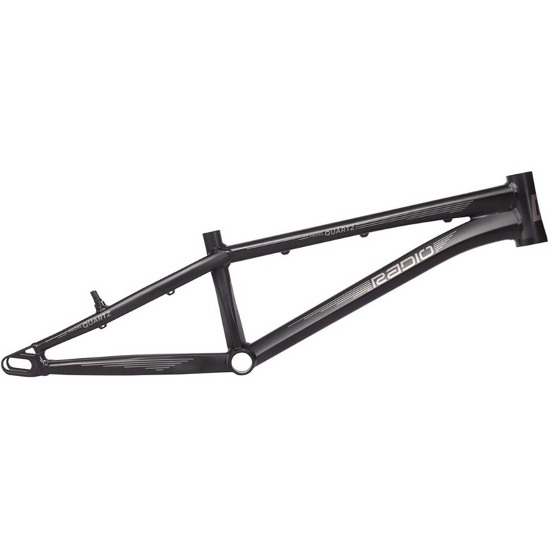 Radio Quartz Alloy BMX Race Frame-Matte Black Pro