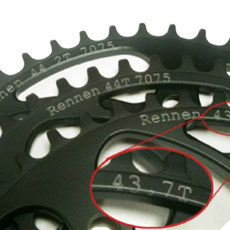 Rennen Threaded Decimal Chainring-4-Bolt 32.1T Black