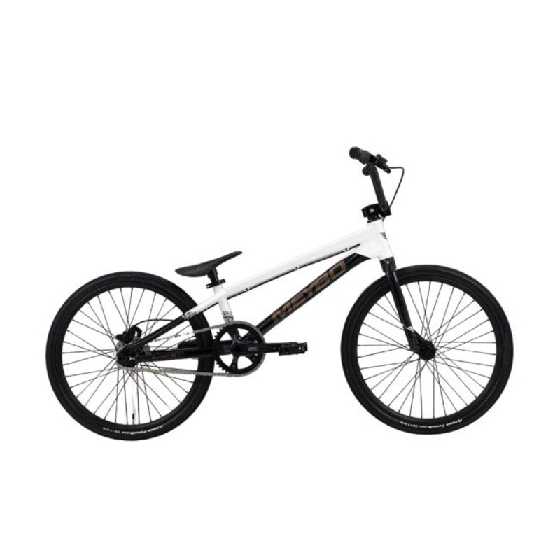 Meybo Superclass BMX Race Bike-Black/White/Gold-Expert-XL Expert XL