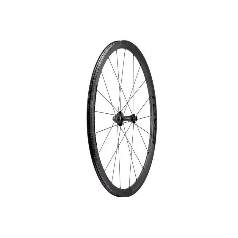 Roval Alpinist CLX Wheel – 700c Front Satin Carbon / Gloss Black