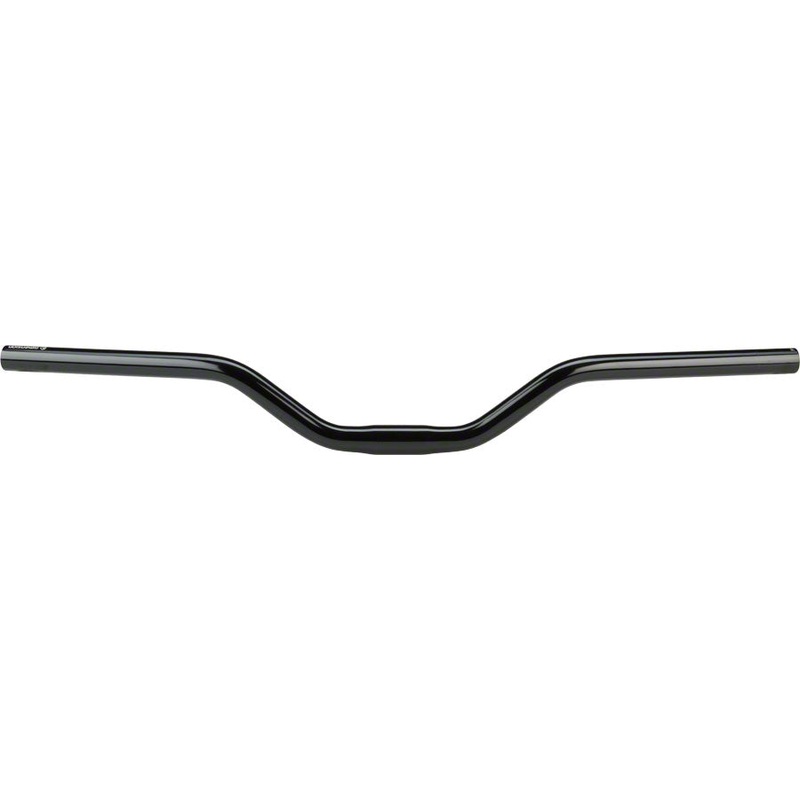 Dimension High-Rise Bar 60mm Rise w/ 15d Sweep, Black