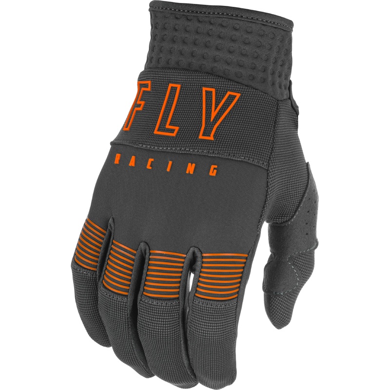 FLY RACING F-16 Gloves Grey/Orange Sz 08