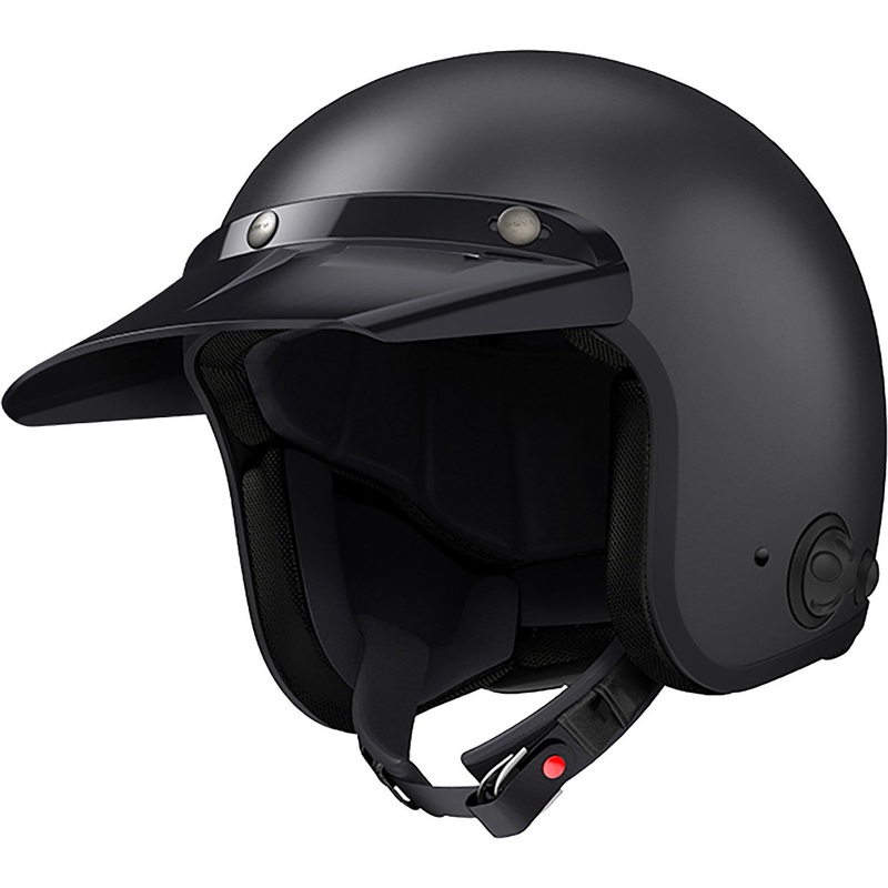 SENA Savage Open Face Matte Black Xs Matte Black X-Small