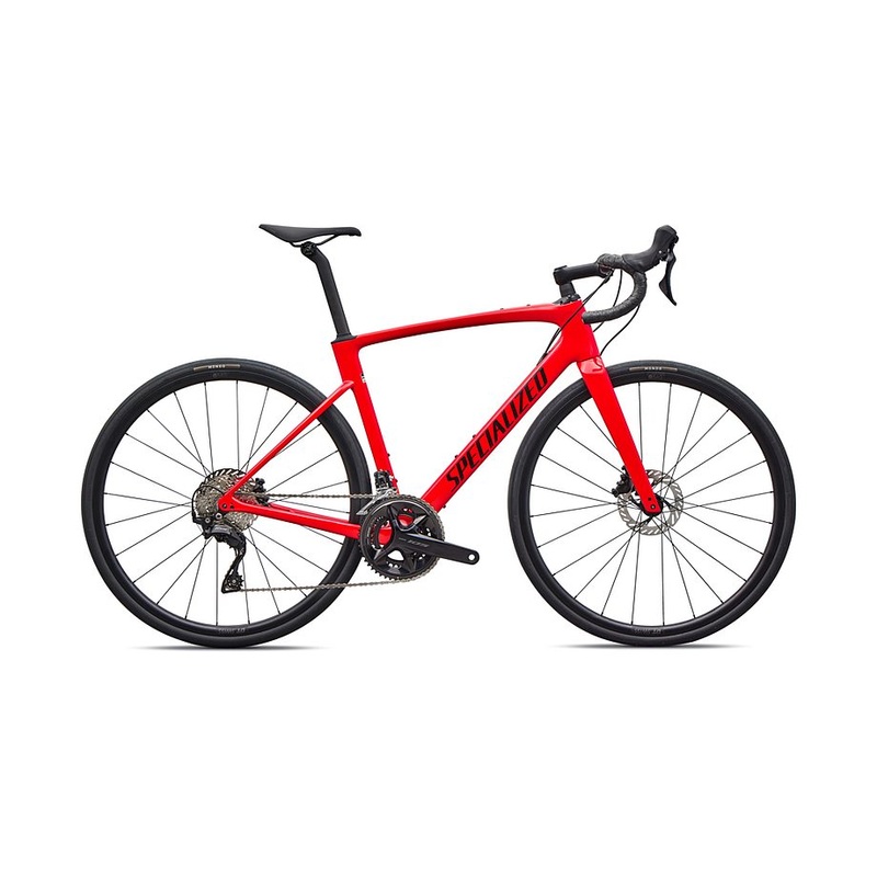 2026 Specialized Roubaix Sport Bike Gloss Vivid Red/Obsidian 44