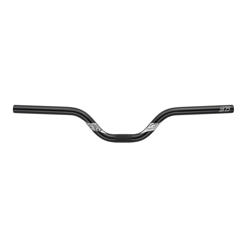 Insight Alloy BMX Race Handlebar – 3″ Black/White