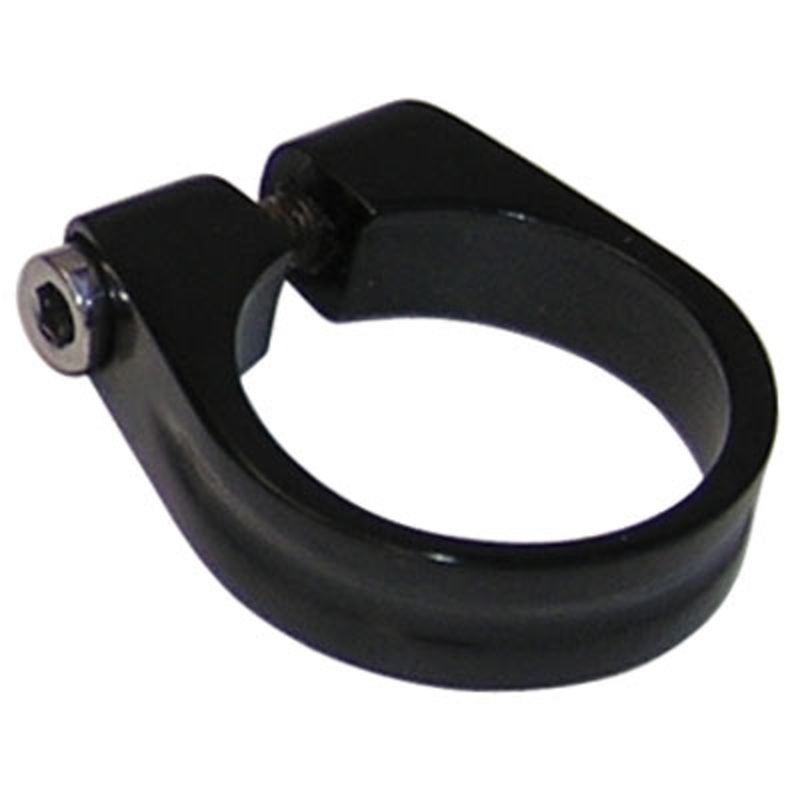 Uc X-Lite Seat Clamp,28.6,Blk 21G,Alloy,Matte Black,1-1/8” X-Lite Seatpost Clamp Ultracycle Seatposts NA Matte Black