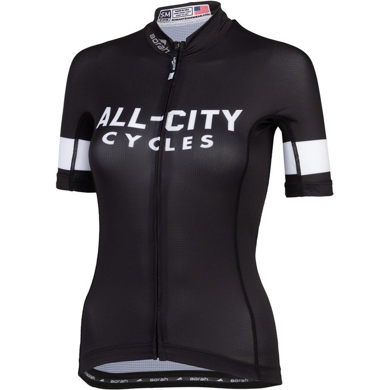 All-City Classic 4.0 Women’s Jersey – Black, White, 2X-Large