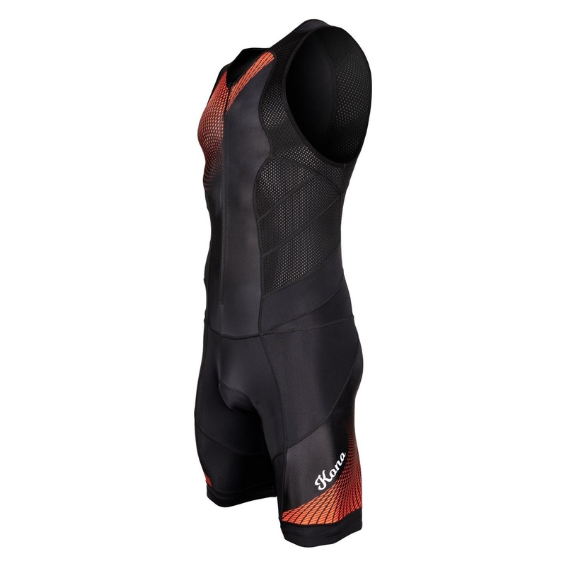 Men’s Kona Triathlon Race Suit with Sublimated Graphics Black/Blue Small