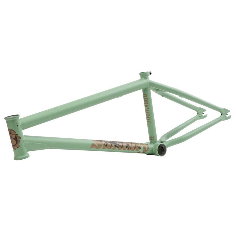 Sunday Darkwave Frame (Broc Raiford Signature) Matt Black/Gold Shark 20.75