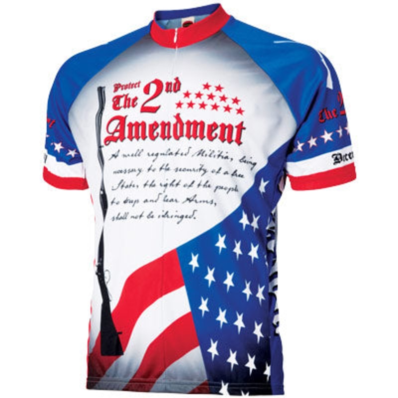 Worldjersy 2Ndamendment Men Xl Mens 2Nd Amendment Jersey World Jerseys Apparel XL White/Blue