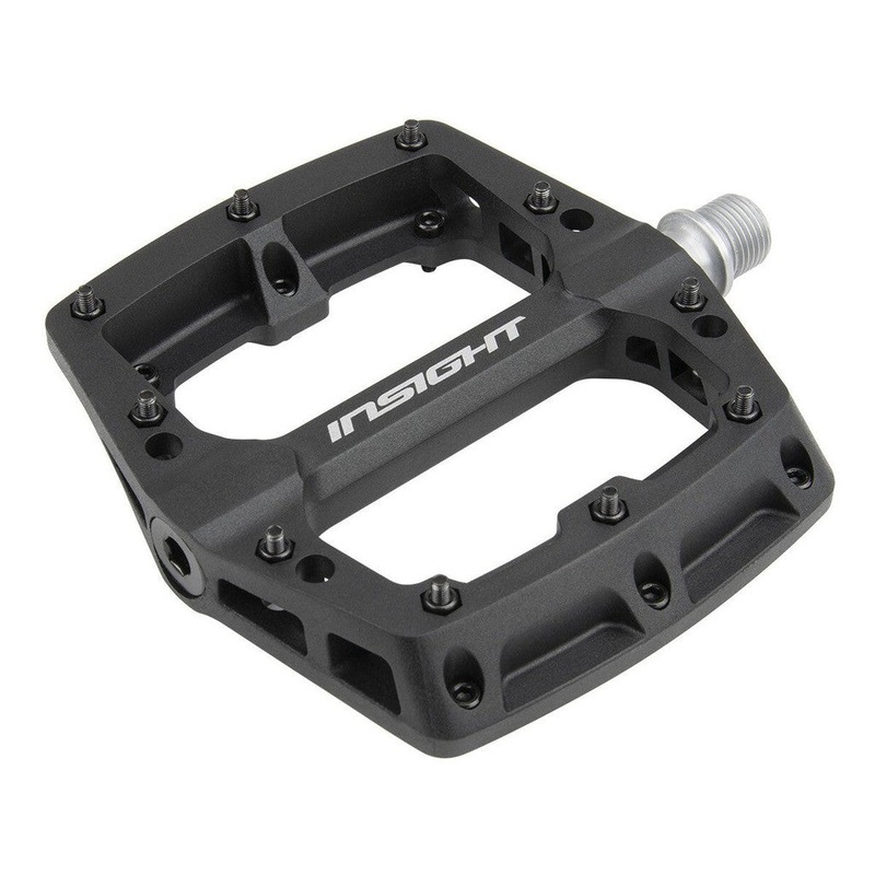 Insight Thermoplastic Platform Pedals Black 9/16 Inch