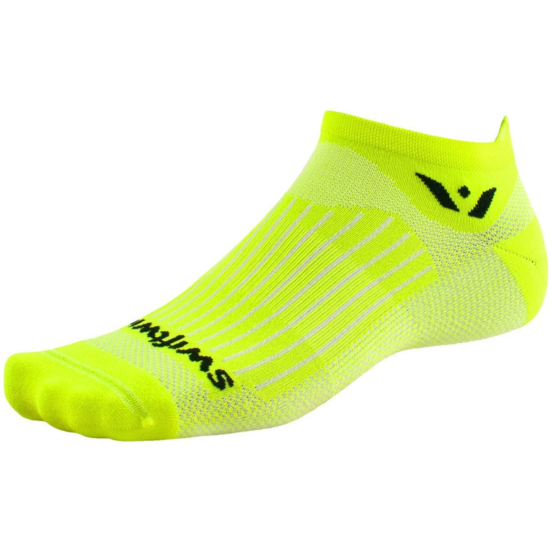 Swiftwick Aspire No Show Socks – Hi-Viz Yellow Small