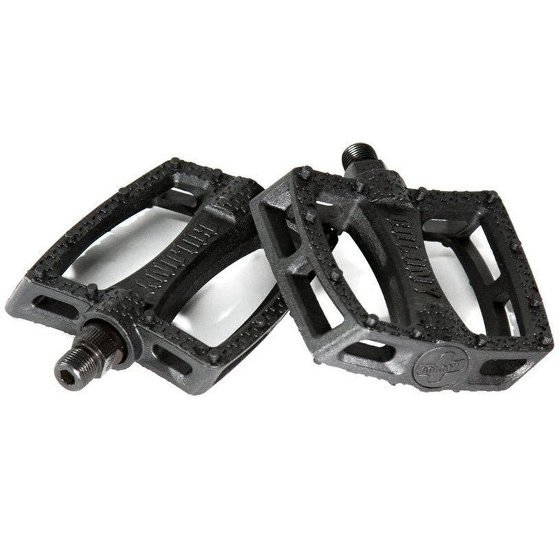 Colony Fantastic Plastic Pedals Black 9/16 Inch