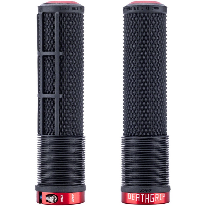DMR DeathGrip 2 Race Edition Grips – Thick, Lock-On, Black, Flangeless