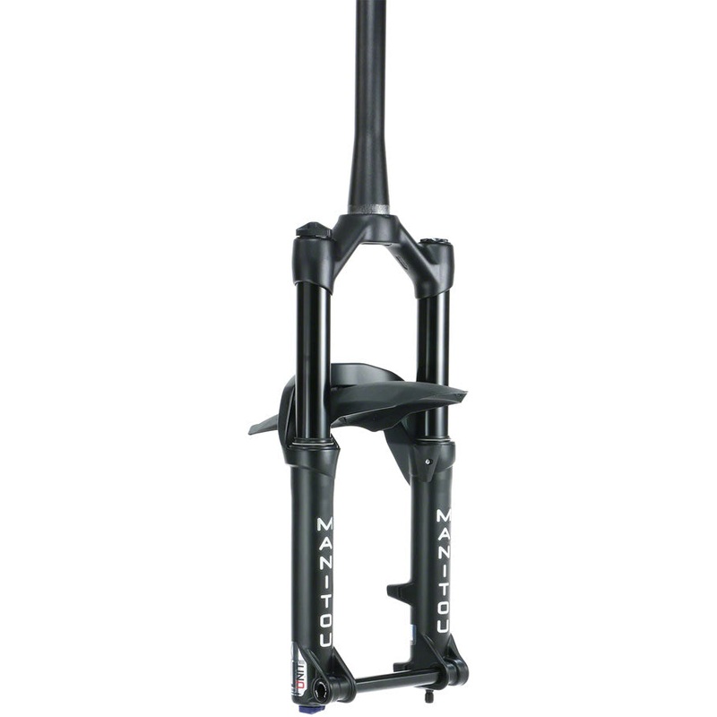 Manitou  JUnit Comp Suspension Fork – 20″, 100mm, 15 x 110mm, 40 mm Offset, Black