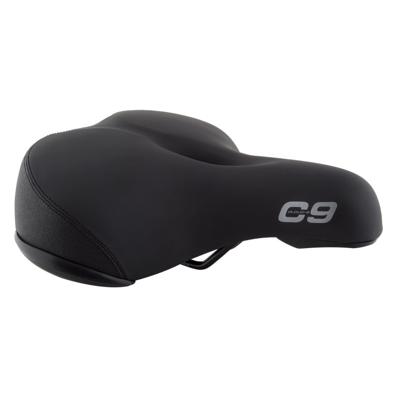 Cloud-9 Support XL Air Flow Cruiser Steel Multi-Stage Foam Soft Touch Vinyl Elastomer Suspension Black 11×11.25`