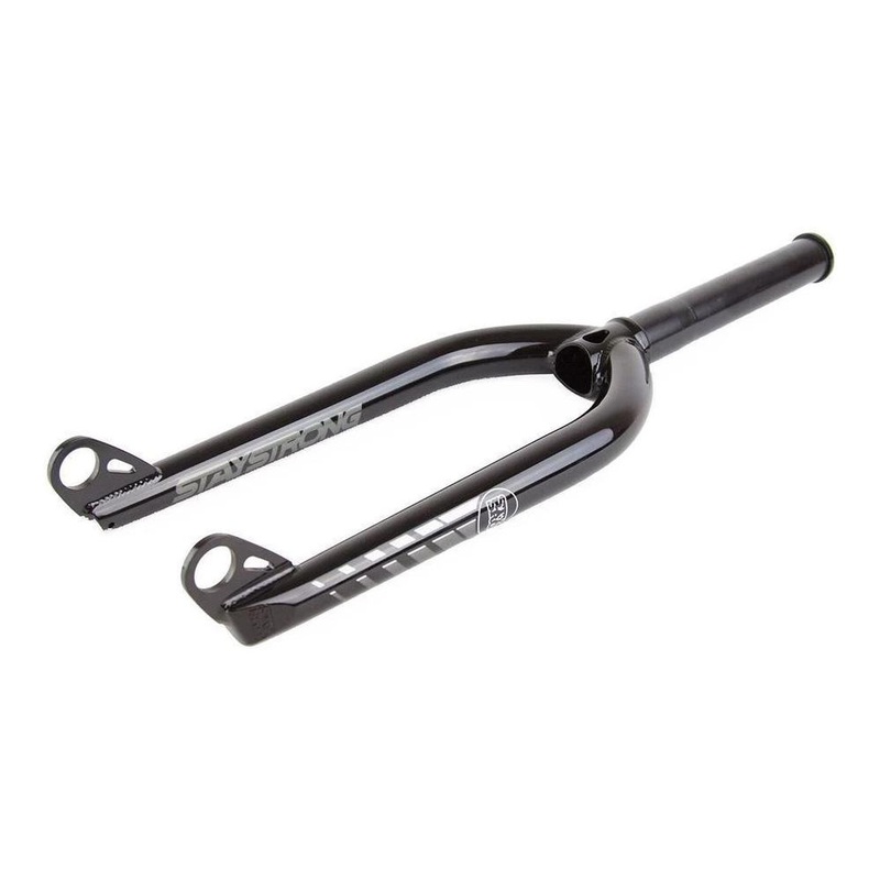 Stay Strong Race DVSN Mini Chromoly BMX Race Fork-20″-10mm Black Graphic 2
