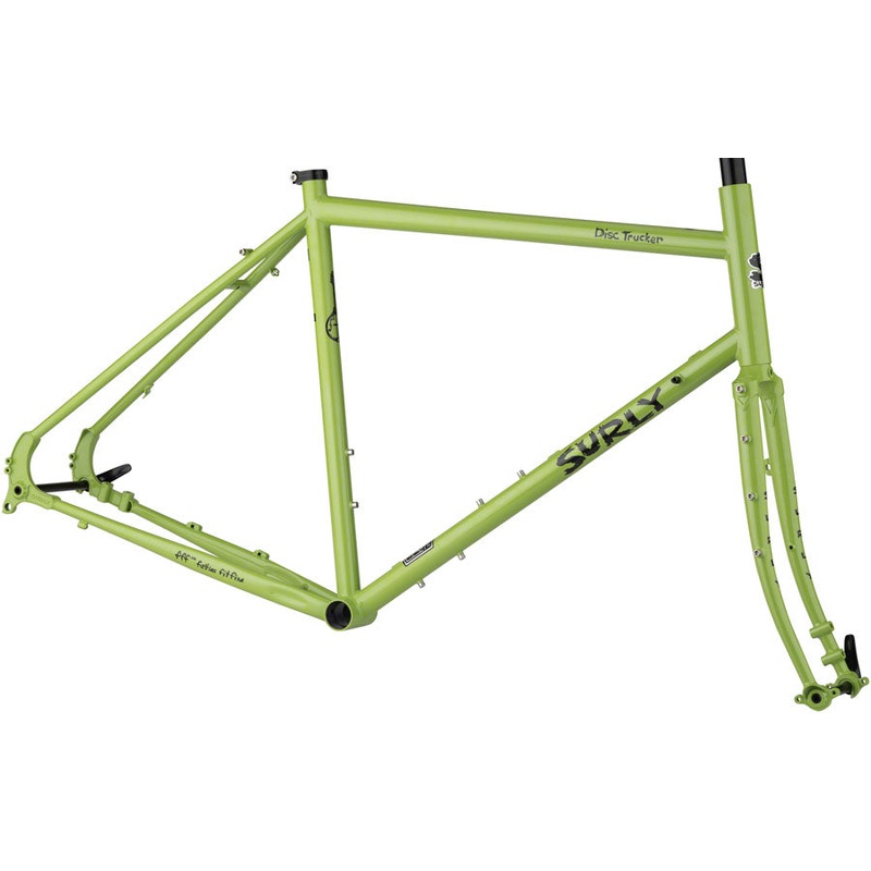 Disc Trucker Frameset – Pea Lime Soup 700 56