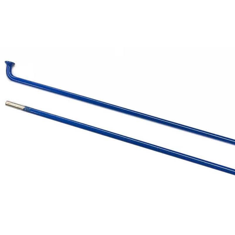 PRIMO STAINLESS STEEL SPOKE FOR 24″ WHEELS (BLUE) Blue – 232mm No Nipple Needed