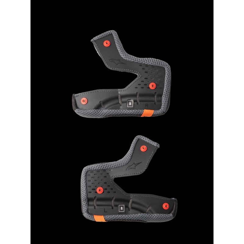 ALPINESTARS Sm7 Cheek Pad Set Black X-Large