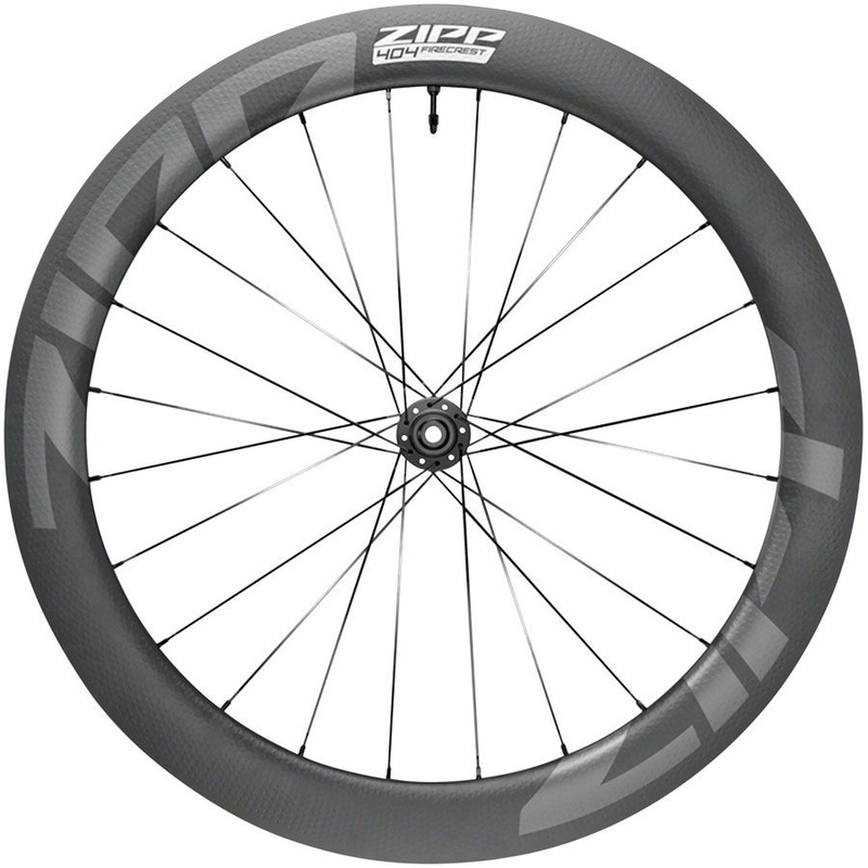 404 Firecrest Carbon Front Wheel – 700, 12 X 100mm, Center-Lock, Tubeless, Black, A1