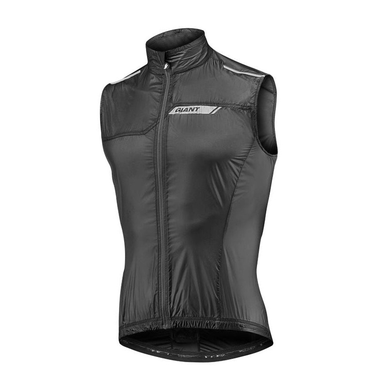 Superlight Cycling Wind Vest Black Small