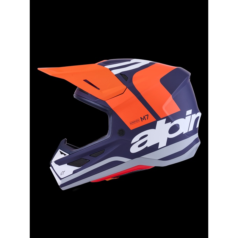 ALPINESTARS Sm7 Core Helmet Orange/Blue 2X-Large