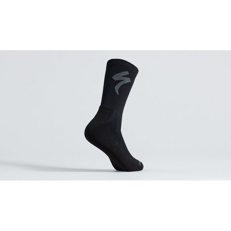 Specialized primaloft lightweight tall logo sock black l