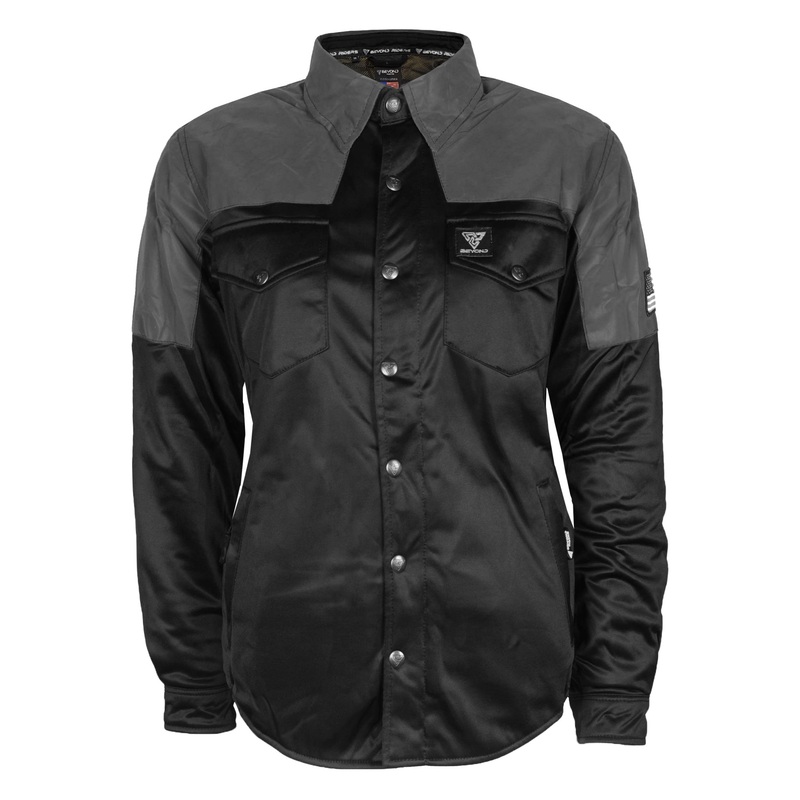 Ultra Reflective Shirt “Nightfall Nebula” for Women – Black with Pads Black XXS