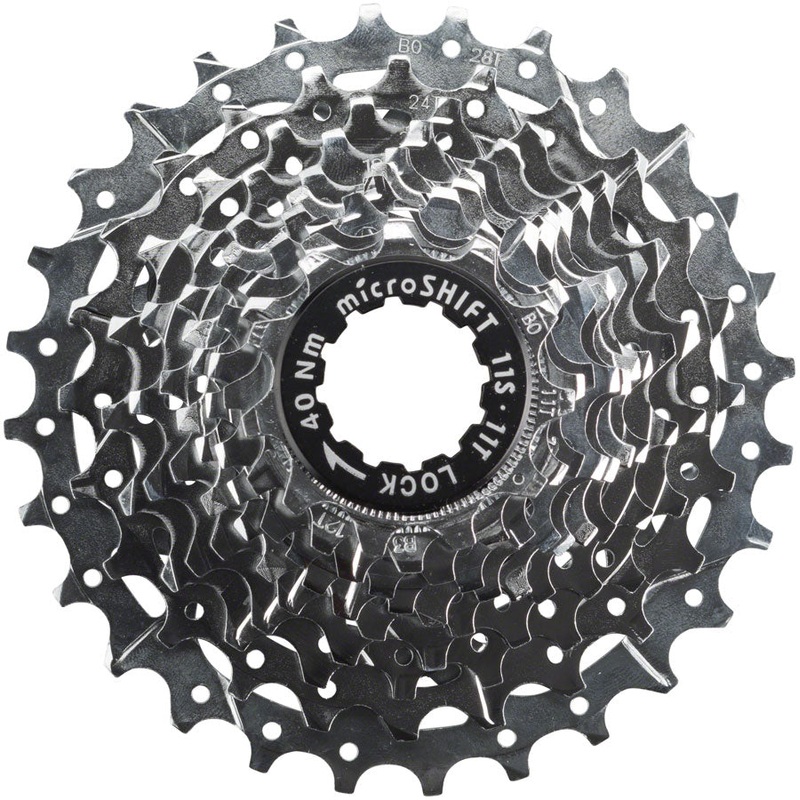 microSHIFT H11 Cassette – 11 Speed 11-25t Chrome Plated