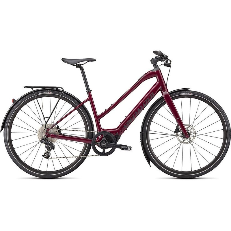 Turbo Vado SL 4.0 Step-Through EQ Raspberry / Black Reflective XL