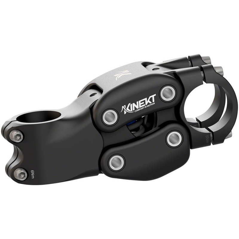 Cirrus Cycles Kinekt Suspension Stem – 105, 31.8 Clamp, +7, 1-1/8″, Alloy, Black