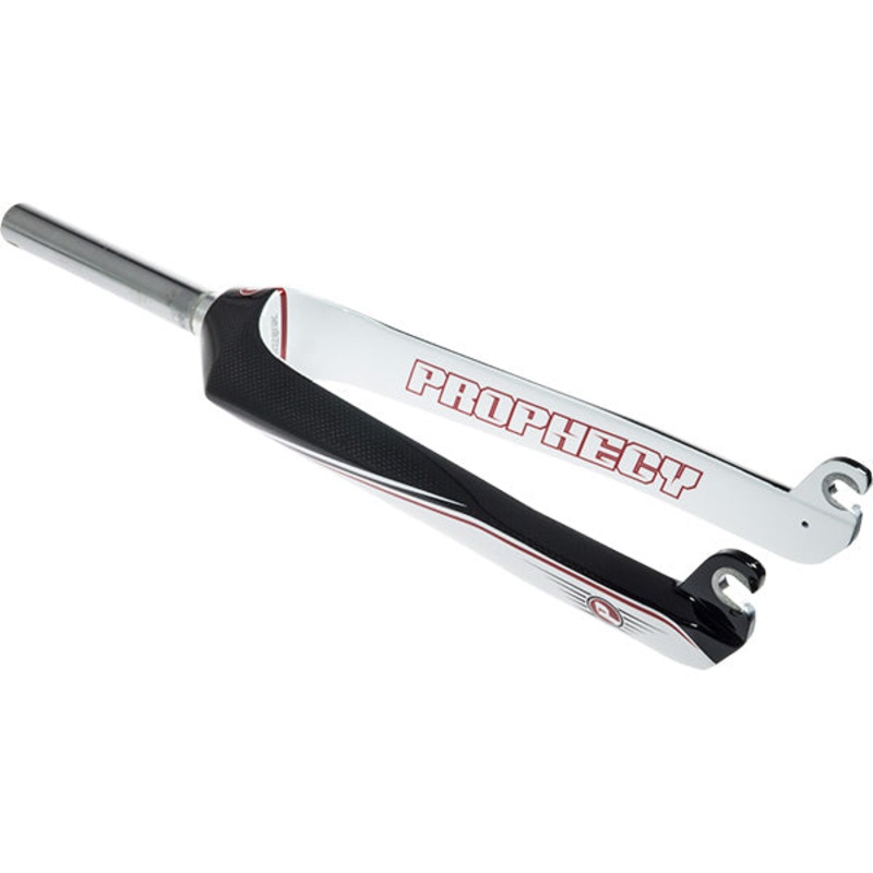 Prophecy 4RK Pro Carbon BMX Race Fork-24″-1 1/8″-10mm-Black/White