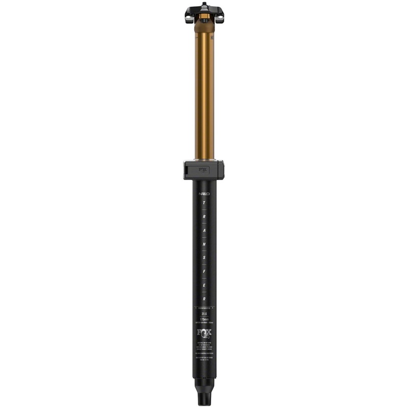 FOX Transfer Factory Neo Wireless Dropper Seatpost – 30.9 mm, 200 mm, Internal Routing, Kashima Coat