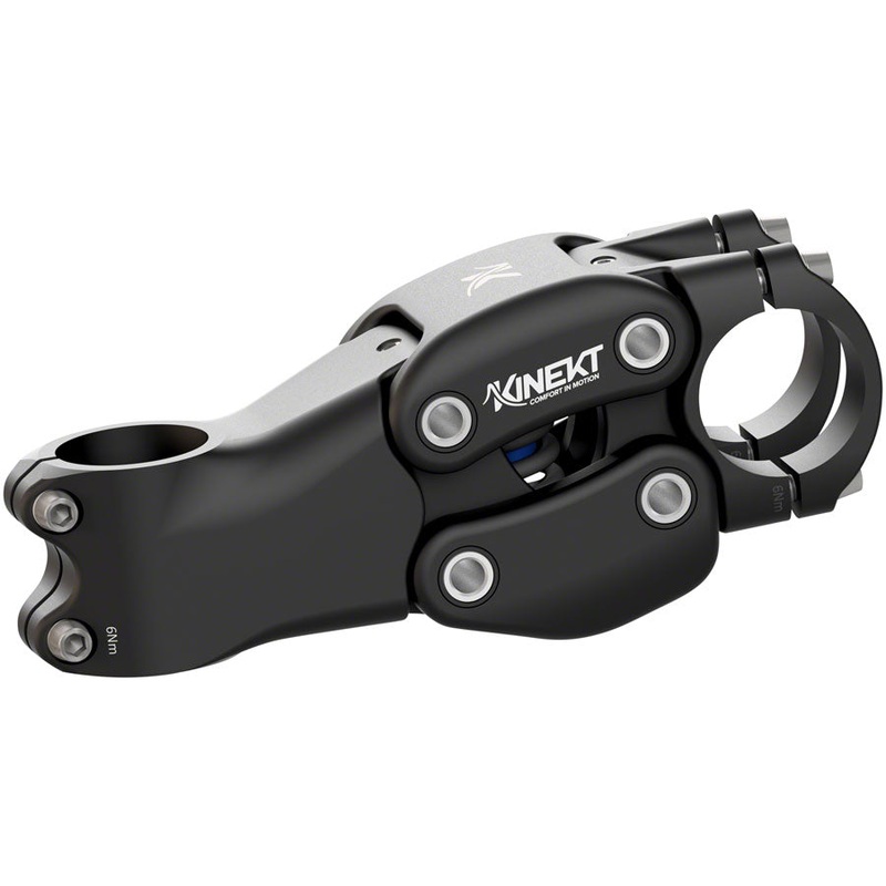 Cirrus Cycles Kinekt Suspension Stem – 120, 31.8 Clamp, +7, 1-1/8″, Alloy, Black