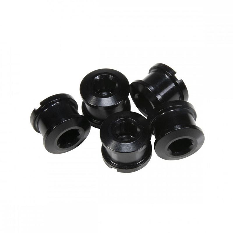 Insight Alloy Chainring Bolts-8.5mm x 4mm Black