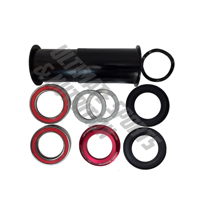 Ceramic BB Bottom Bracket Bearing Kit Trek  Mountain w FSA Cranks BB90 BB95