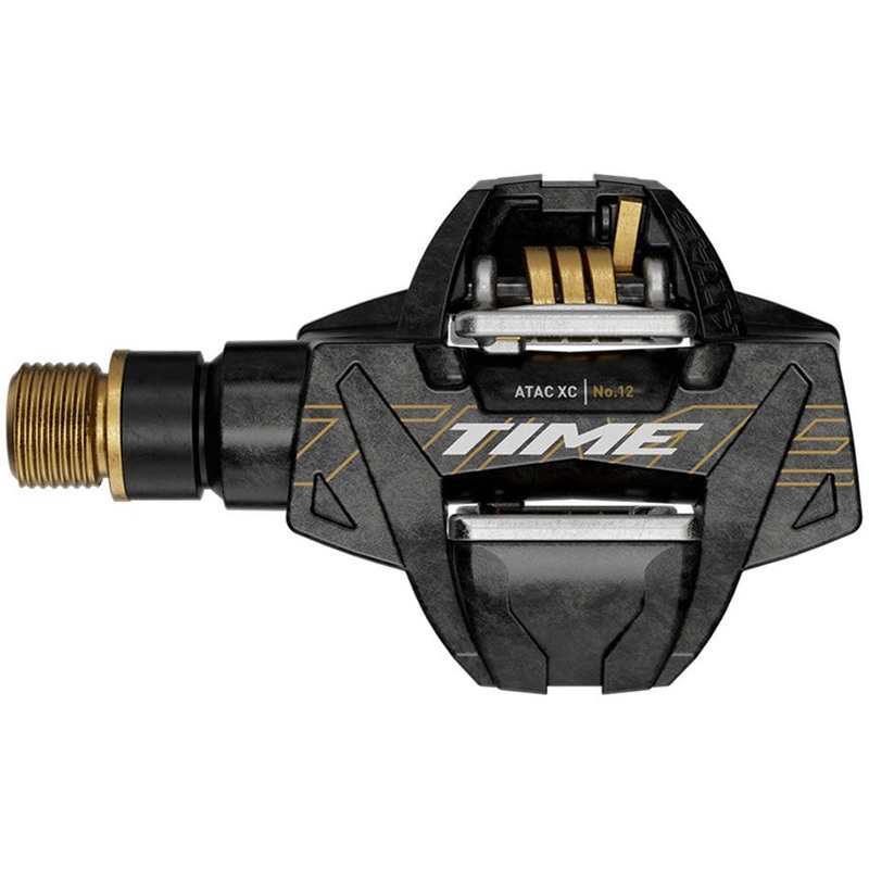 ATAC XC 12 Pedals ATAC XC 12 Pedals – Dual Sided Clipless, Carbon, 9/16″, Carbon/Gold, C1