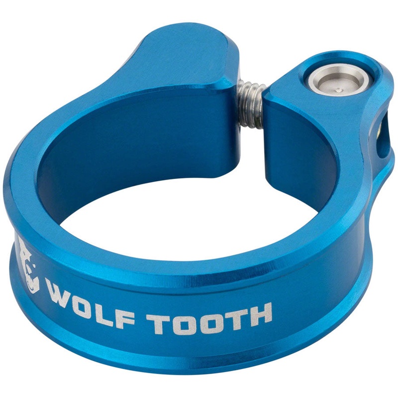 Wolf Tooth Seatpost Clamp – 28.6mm, Blue