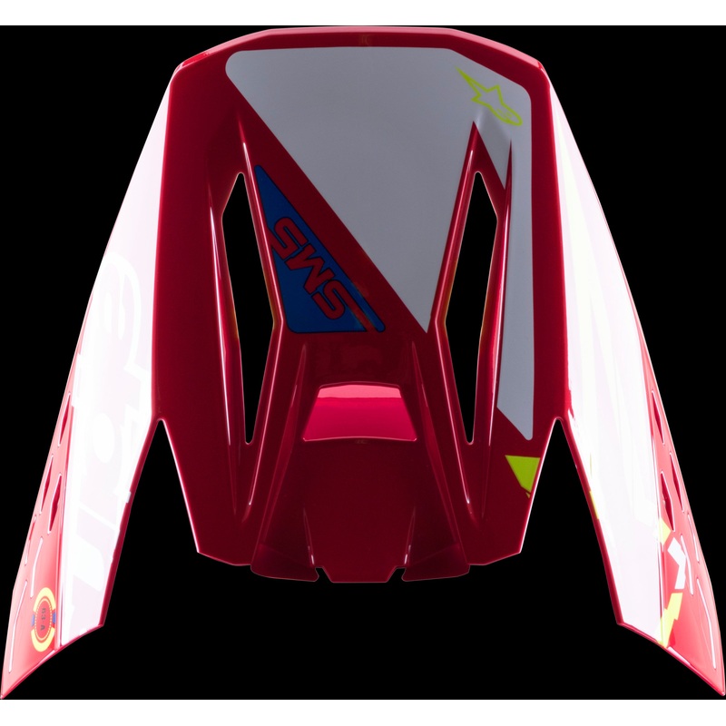 ALPINESTARS S-M5 Visor Red/White/Yellow