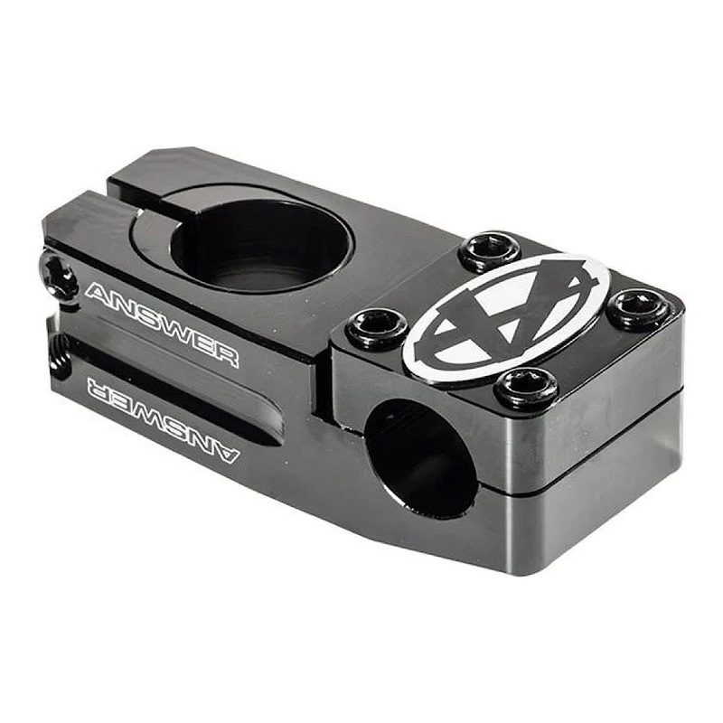 ANSWER DUAL LENGTH PRO STEM 1 1/8″ BLACK 45MM+52MM
