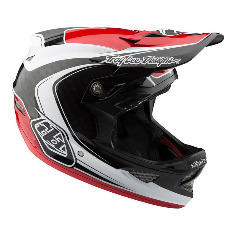 Troy Lee D3 Carbon MIPS Helmet-Mirage-Red X-Small